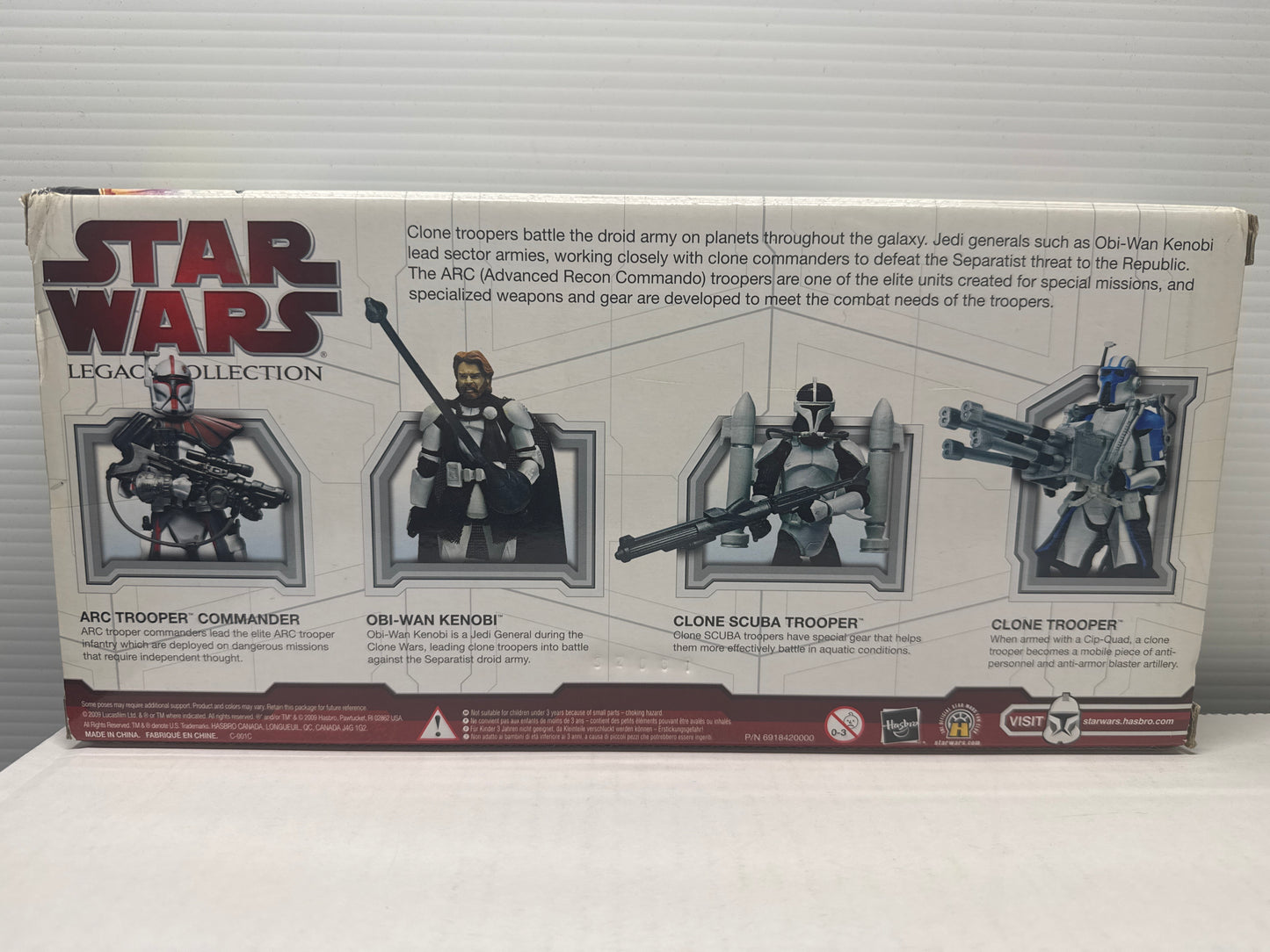 CLONE TROOPER SQUAD BOX SET - STAR WARS LEGACY COLLECTION - K-MART EXCLUSIVE (2009)