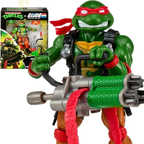 Teenage Mutant Ninja Turtles x G.I. Joe Raphael x Roadblock Action Figure