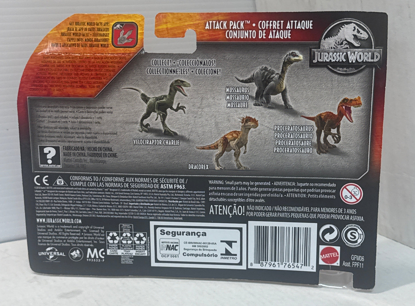 Jurassic World Dino Rivals, Velociraptor Charlie Action Figure