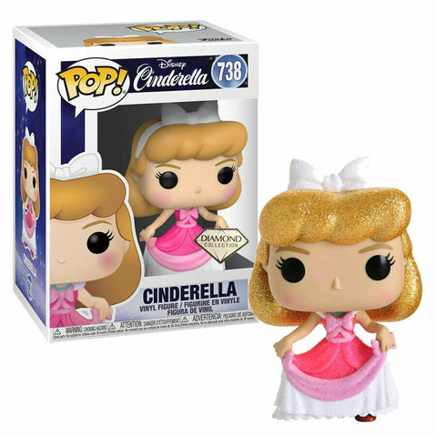 POP! Cinderella (Diamond Collection, Box Lunch Exclusive) #738