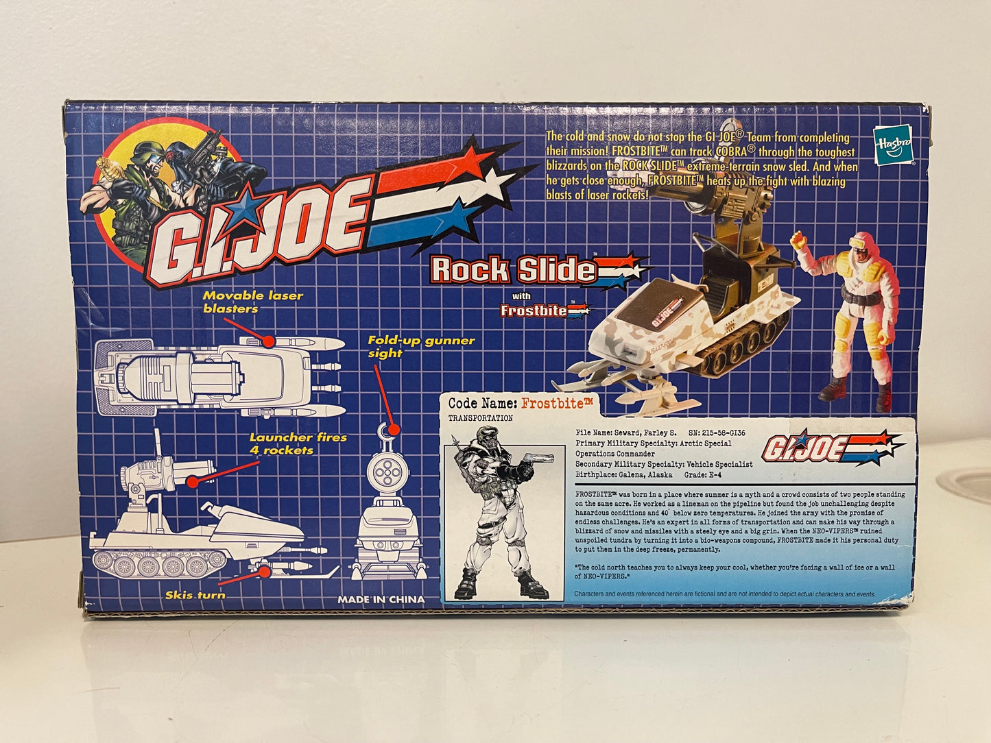 GI Joe vs Cobra Rock Slide w/ Frostbite 2001
