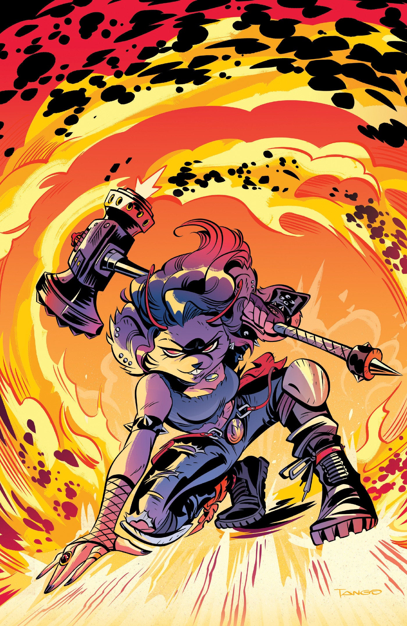 Biker Mice From Mars Scorch #1 Cover E 1 in 10 Tango Full Art Variant