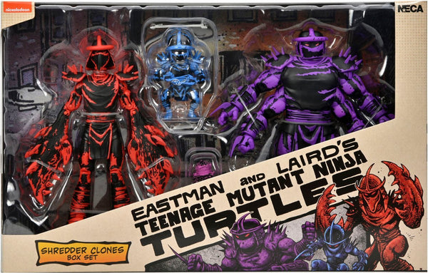 Teenage Mutant Ninja Turtles Mirage Comics 7” Scale Action Figure Shredder Clones Box Set