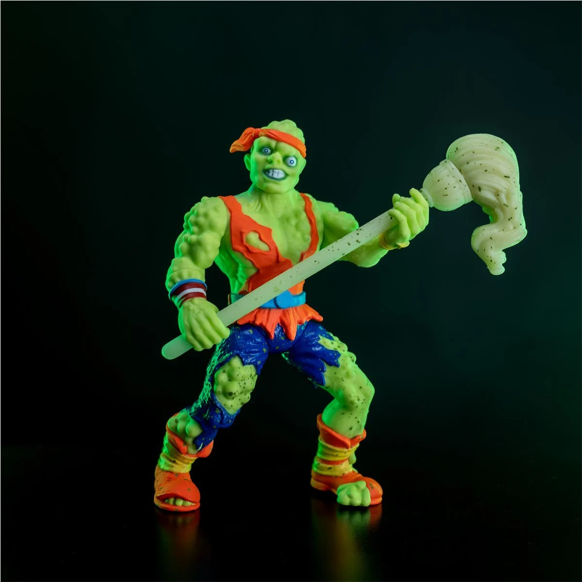 Toxic Crusaders Toxie Glow-in-the-Dark 5-Inch Action Figure - Entertainment Earth Exclusive