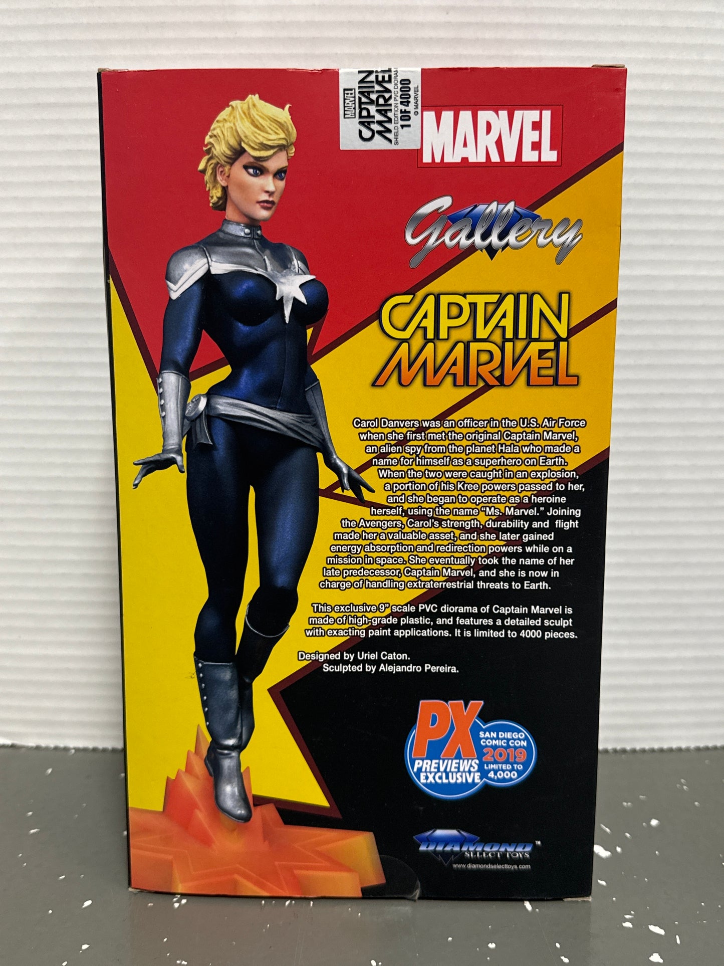 Marvel SDCC 2019 Gallery - Shield Captain Marvel PVC Statue 1 Of 4000