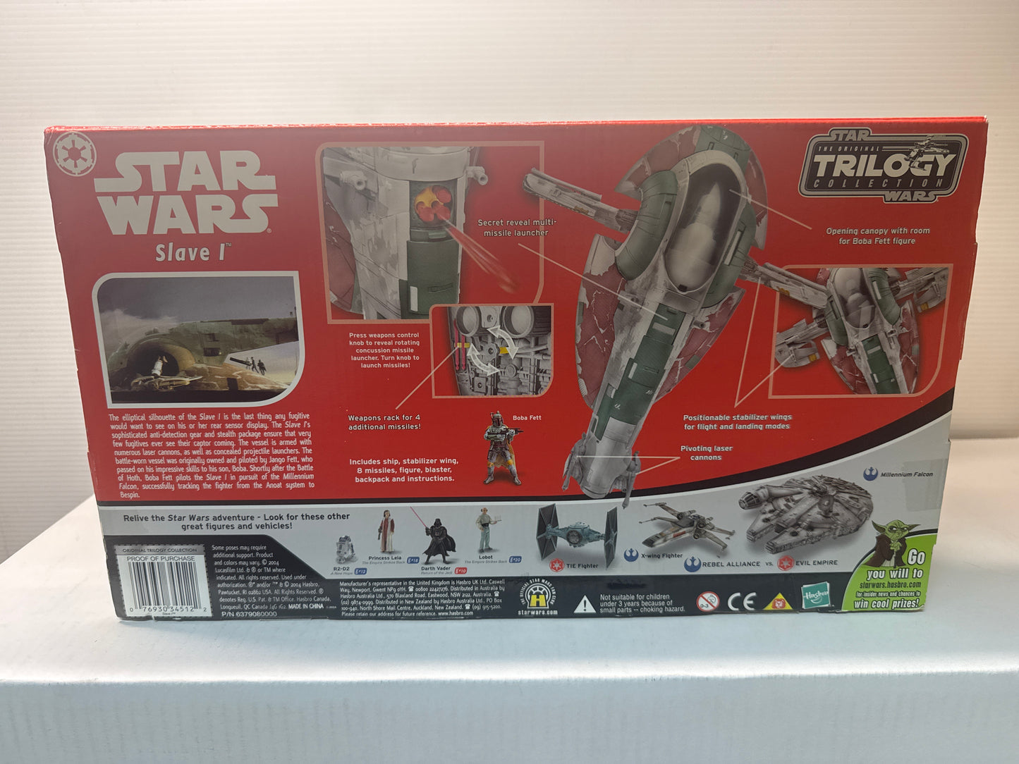 Slave 1 With Boba Fett - STAR WARS Original Trilogy Collection - NSIB - 2004