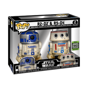 Star Wars R2-D2 & R5-D4 Funko Pop