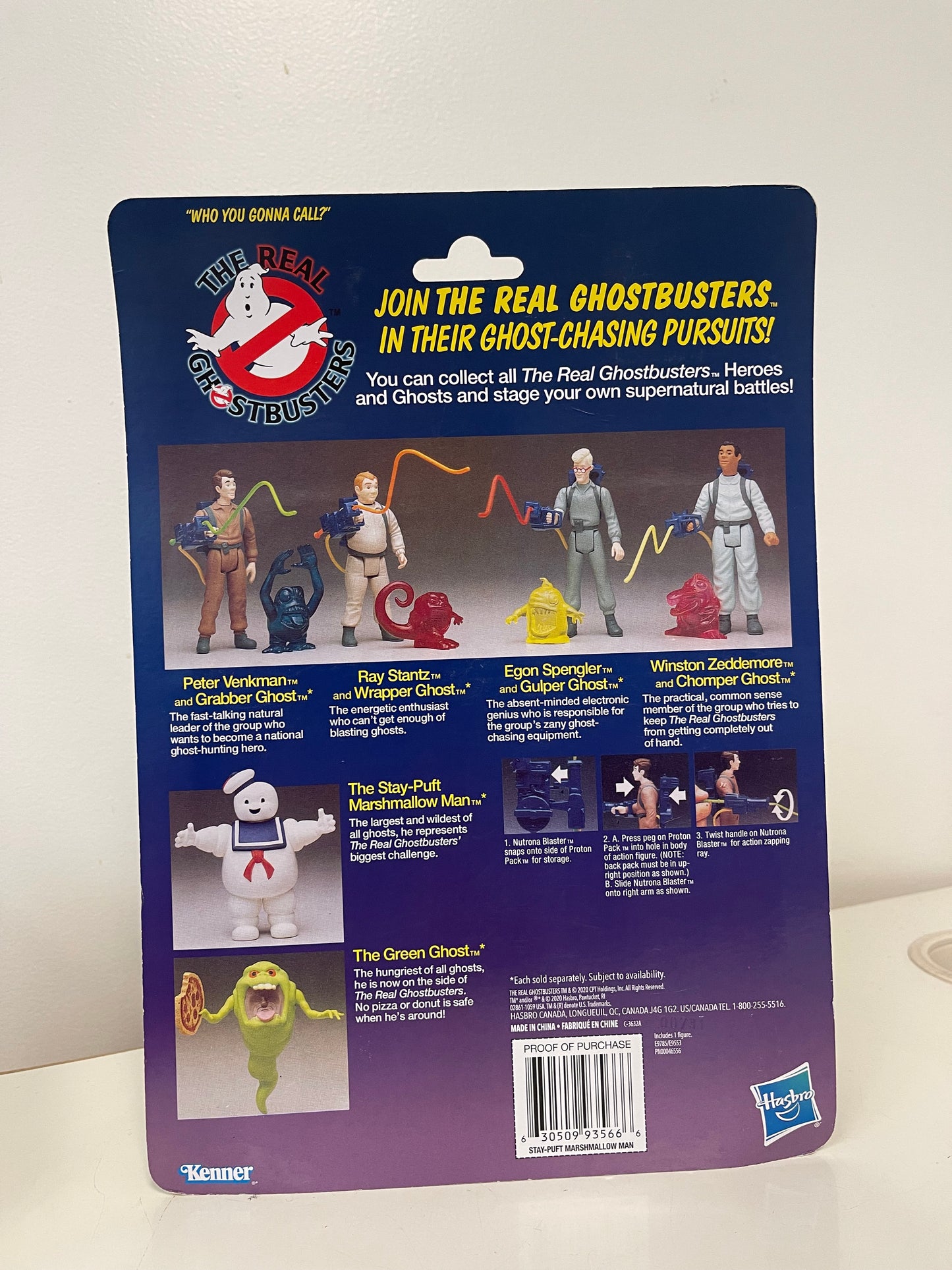 Real Ghostbusters Stay-Puft Marshmallow Man Figure 2020 Signed By Billy Bryan