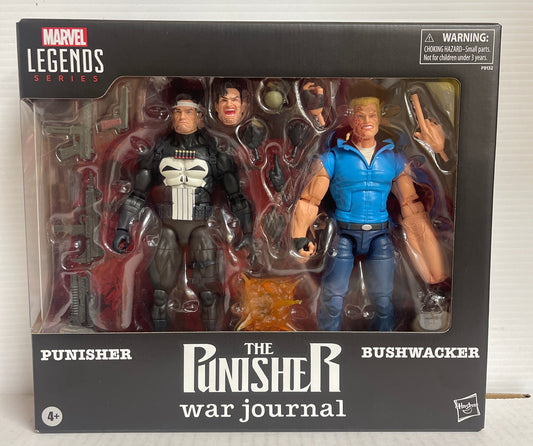 NEW Marvel Legends Punisher & Bushwacker 2 Pack The Punisher War Journal