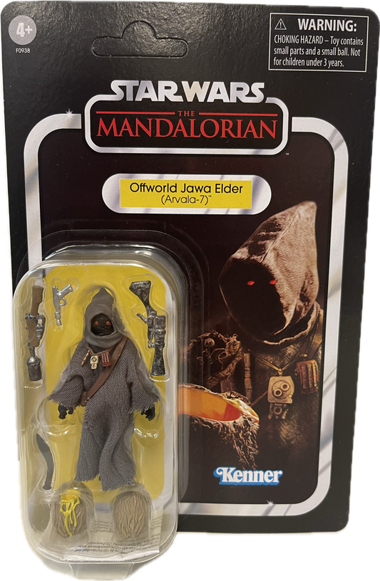 Star Wars Vintage Collection Mandalorian Offworld Jawa Elder (Arvala-7) HAS002