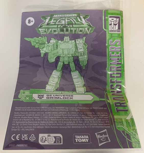 Transformers Legacy Evolution Generation 2 (G2) Universe Grimlock
