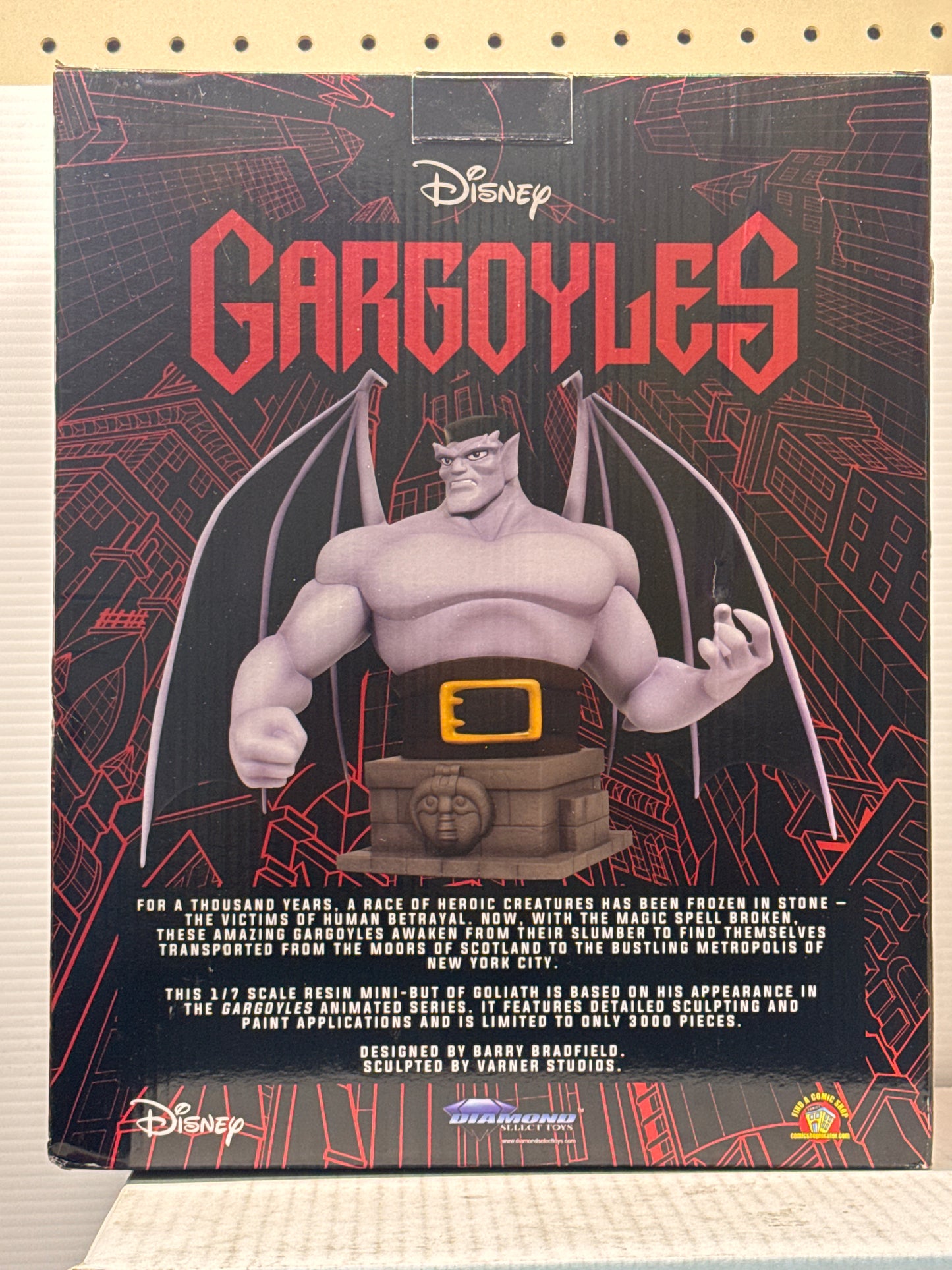 DIAMOND SELECT TOYS Disney's Gargoyles Goliath 1/7 Bust 0179/3000