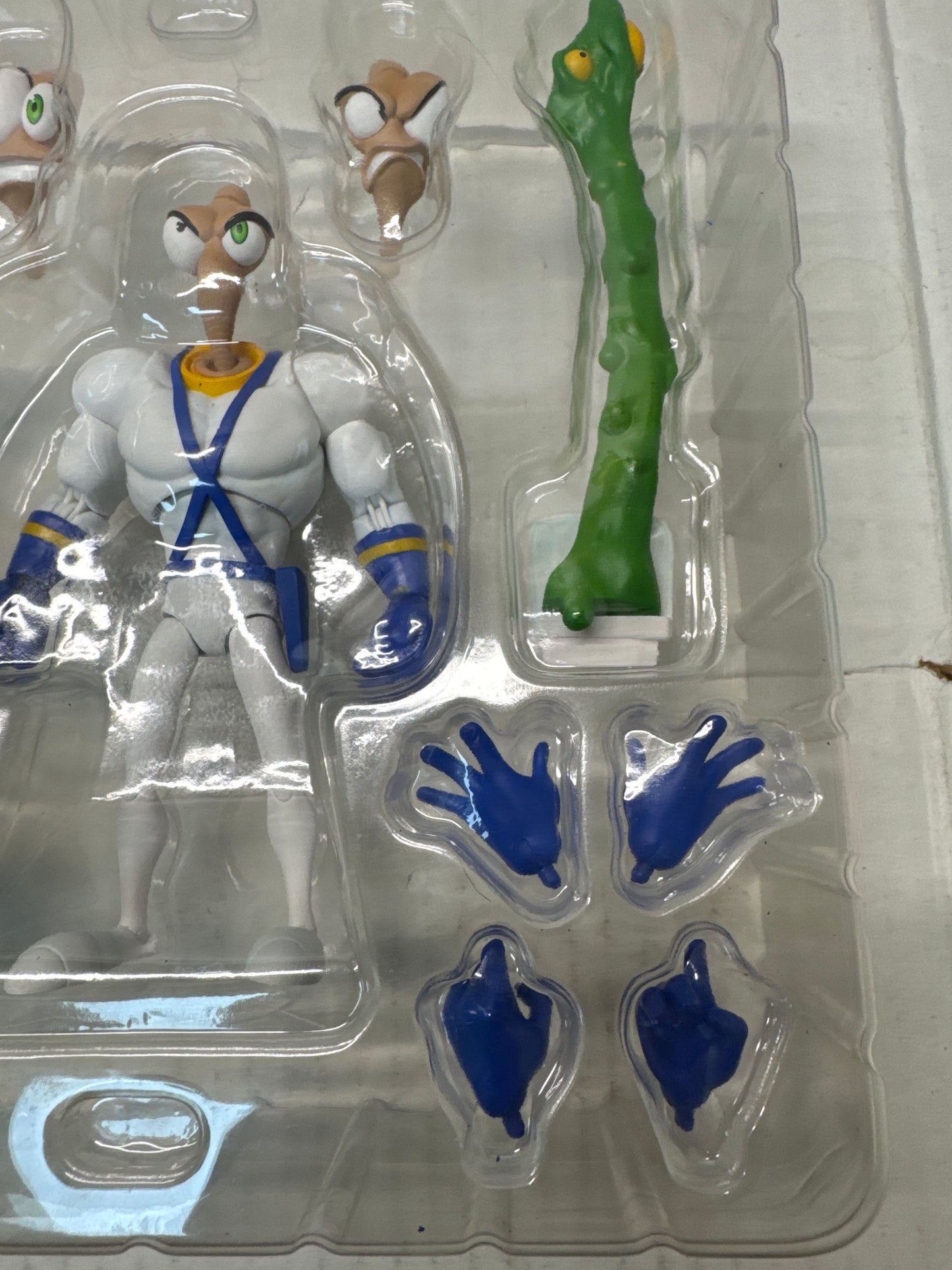 Earthworm Jim With Snott Figure Premium DNA  - OPEN COMPLETE