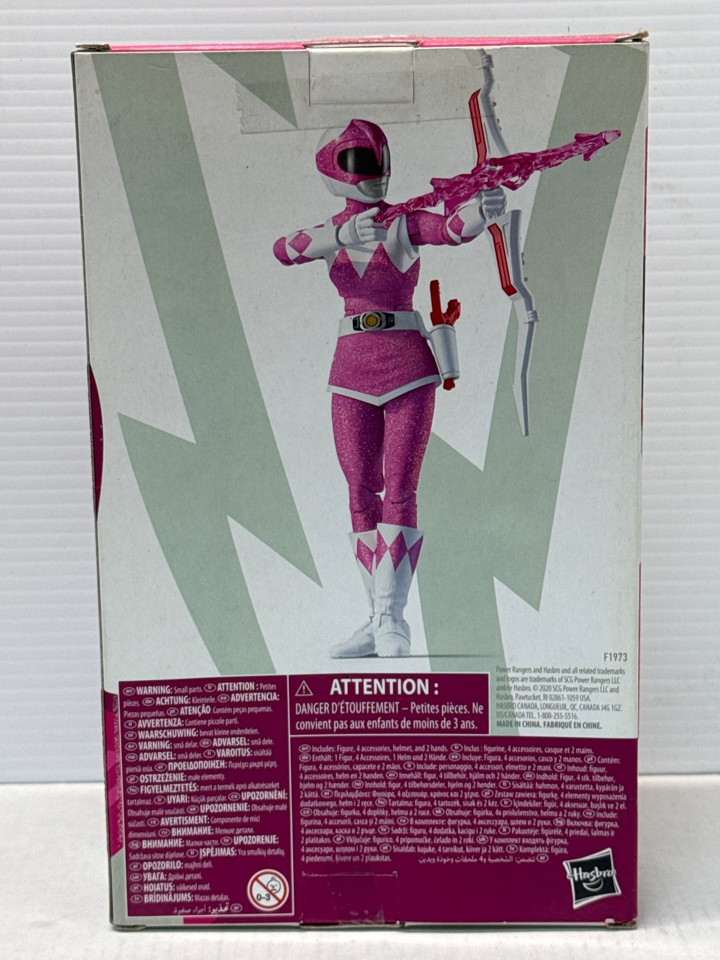 Hasbro Mighty Morphin Power Rangers Metallic Pink Ranger - NIB