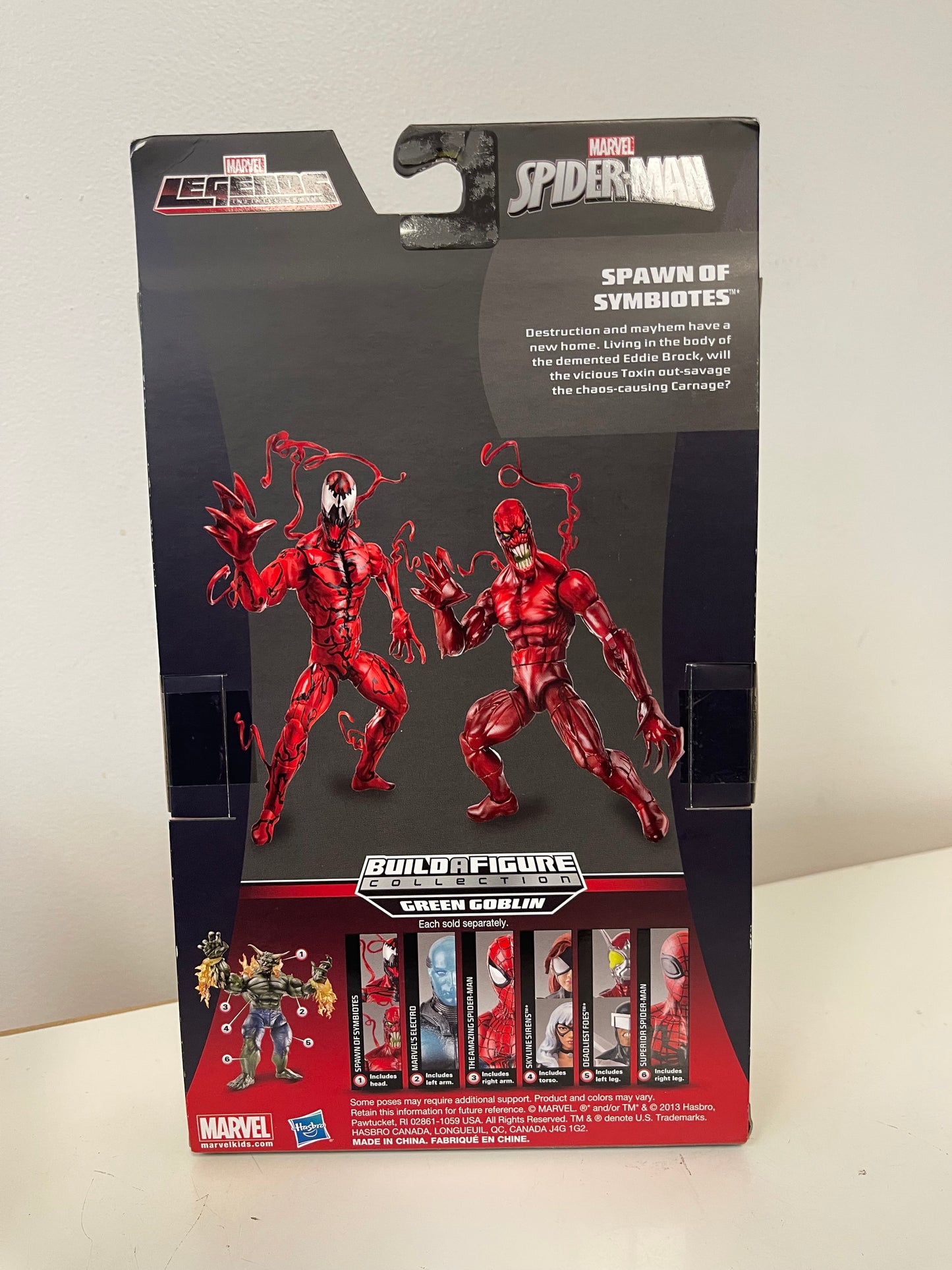 Marvel Legends Spawn Of The Symbiotes Figure Green Goblin Build-A-Figure