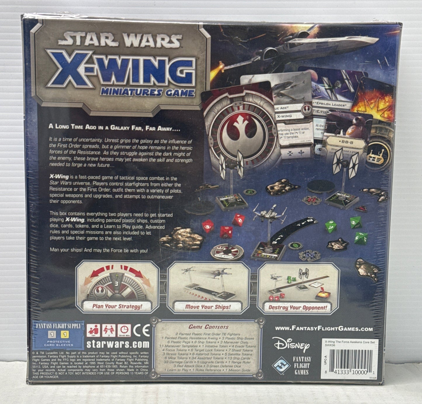 Star Wars X-Wing Miniatures Game Starter (Force Awakens) - SEALED