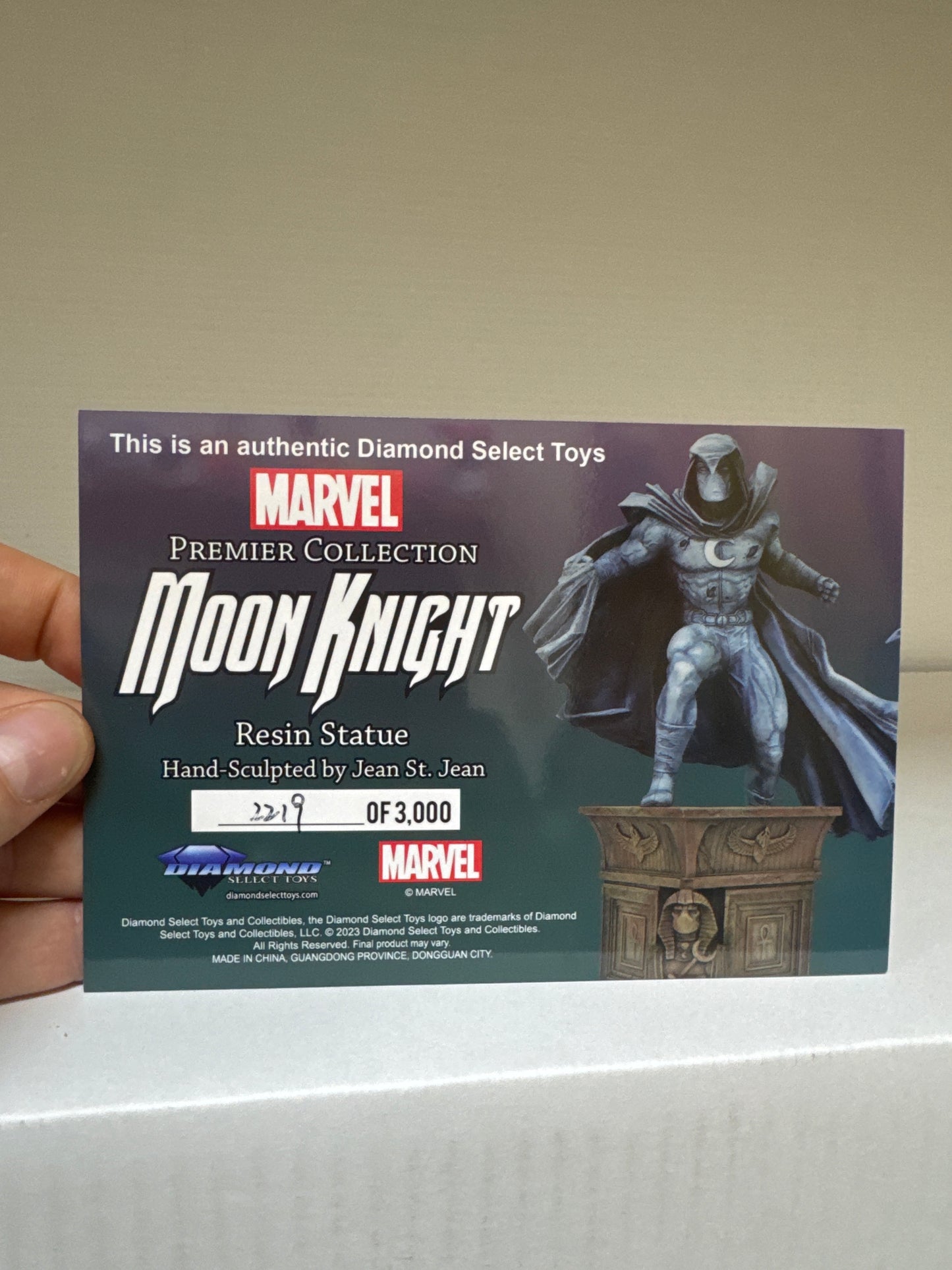 Moon Knight Statue - Marvel Premier Collection 2219/3000 - Diamond Select - NSIB (A)