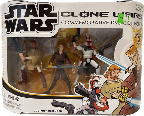 Star Wars Clone Wars Commemorative Collection Action Figure 3-Pack