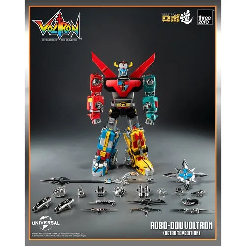 Voltron: Defender of the Universe Voltron Retro Toy Edition ROBO-DOU Action Figure