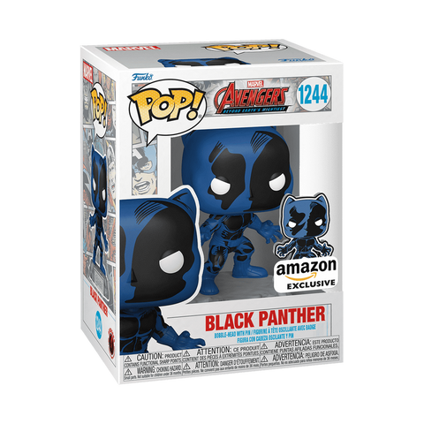 Black Panther with Pin Funko Pop #1244 Amazon Exclusive