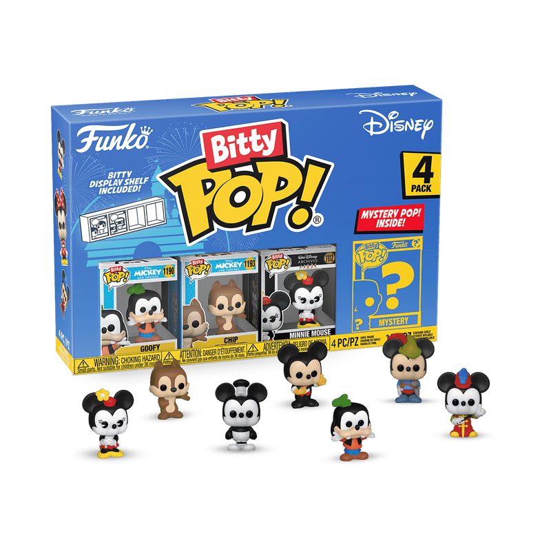 BITTY POP! DISNEY 4-PACK SERIES 1