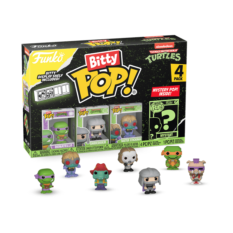 Teenage Mutant Ninja Turtles Bitty Pop Funko 4Pack