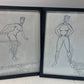 Original Signed Carl Gafford Cheetah Sketches - Alex Toth Tribute, Hanna Barbera/Super Friends Layout Artist