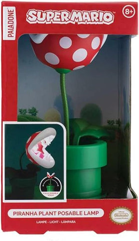 Super Mario Mini Piranha Plant Poseable Lamp