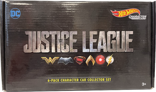 Hot Wheels DC Justice League 6-Pack Character Car Collector Set