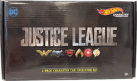 Hot Wheels DC Justice League 6-Pack Character Car Collector Set