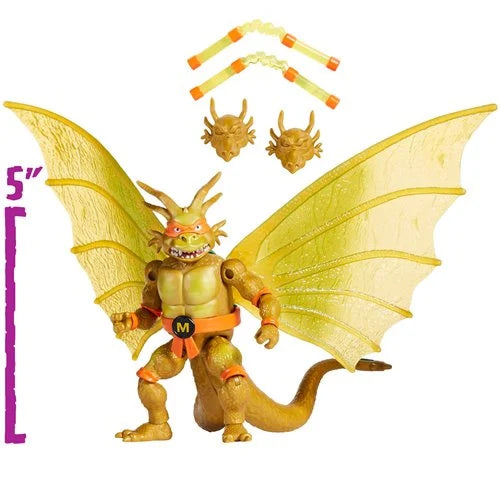 Teenage Mutant Ninja Turtles x Godzilla Wave 1 Action Figure Michelangelo/King Ghidorah