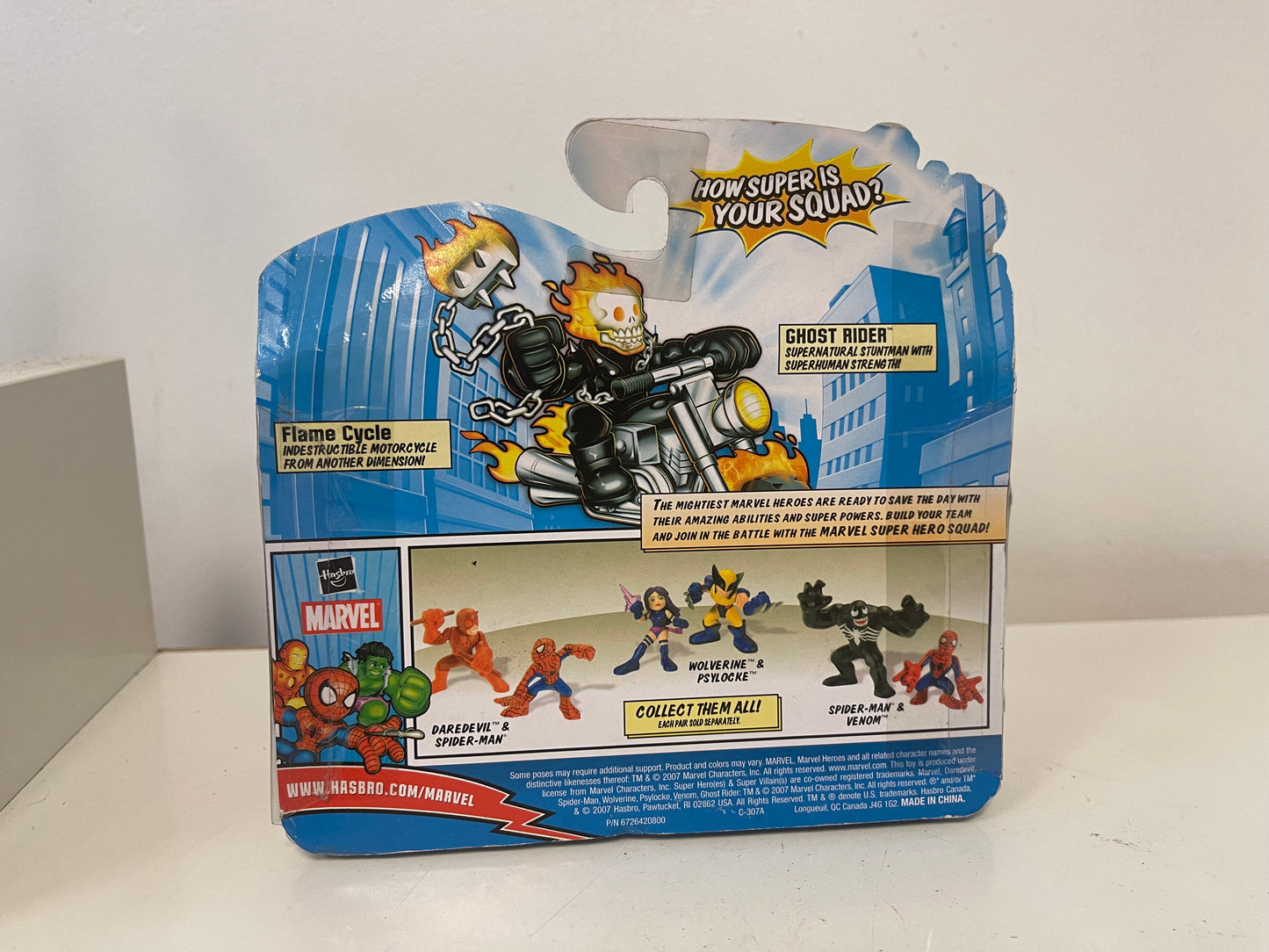 Super Hero Squad Ghost Rider and Flame Cycle