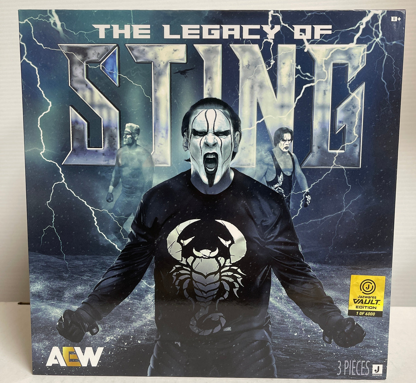 AEW Legacy Of Sting 1/6000 Exclusive 3 Pack Jazwares NIB
