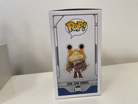 Pop 7BAP Signature Series Star Wars Jar Jar Binks #500 Signed By Ahmed Best with JSA Certification