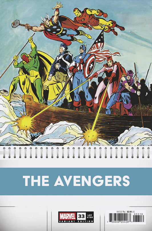 Avengers #33 Jim Mooney Bicentennial Calendar Hidden Gem Variant 1/50