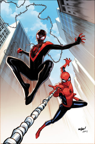 The Spectacular Spider-Men #1 David Marquez Ratio 2nd Print Full Art Variant