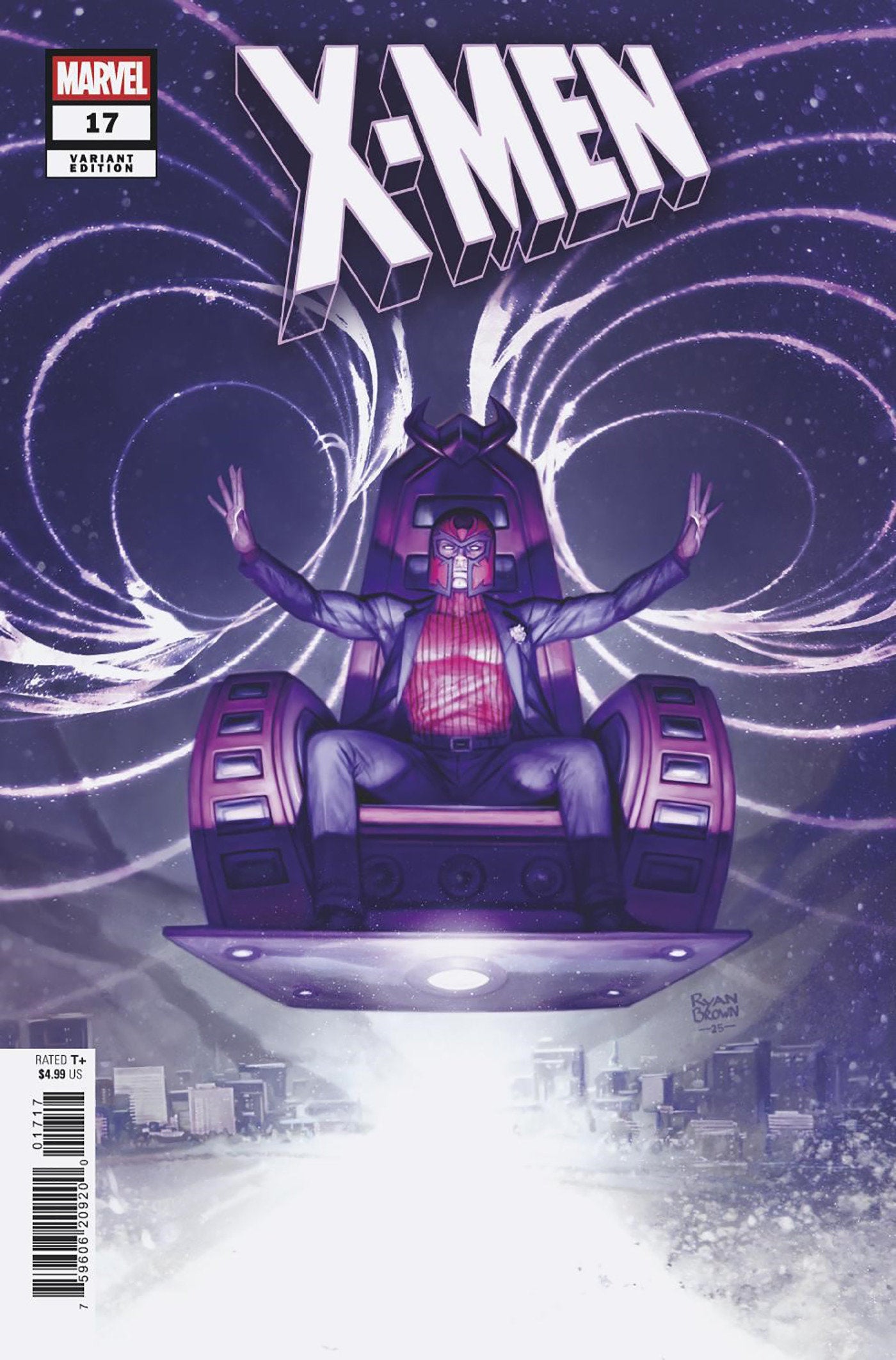 X-Men #17 Ryan Brown Variant 1:25