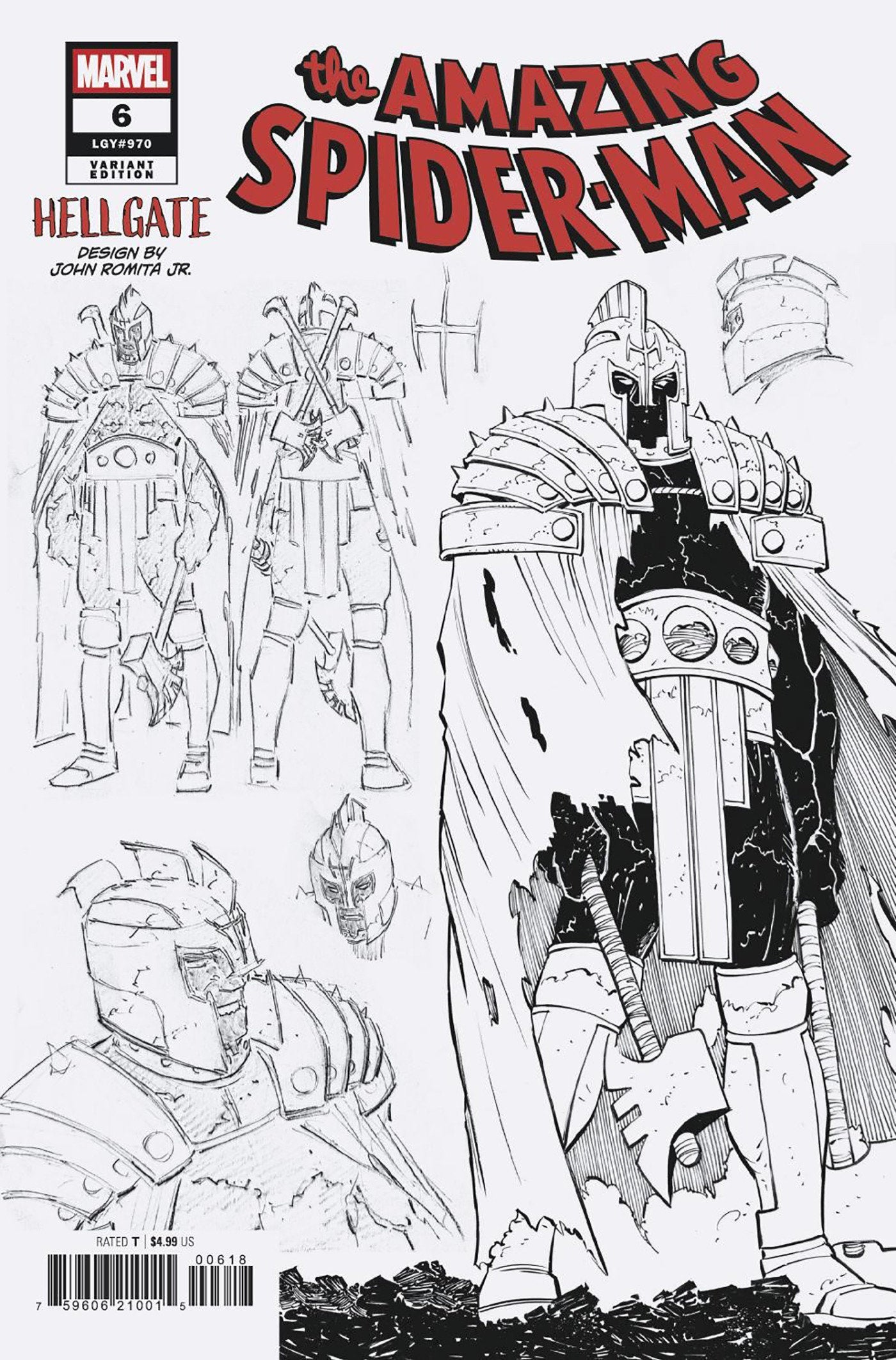Amazing Spider-Man #6 John Romita Jr. Design Variant 1/10