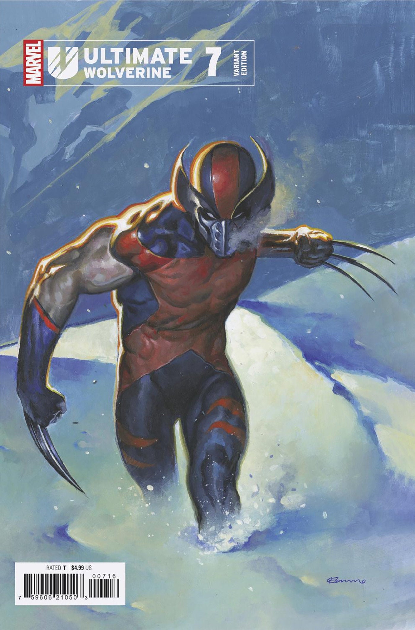 Ultimate Wolverine #7 Fabrizio De Tommaso Variant 1:25