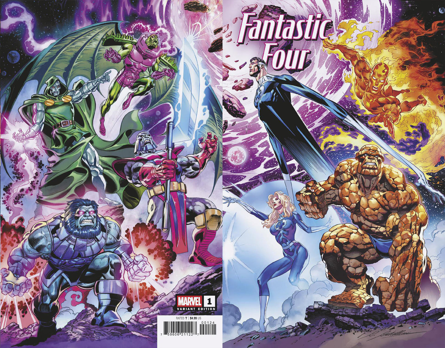 Fantastic Four #1 Claudio Castellini Wraparound Variant 1/25