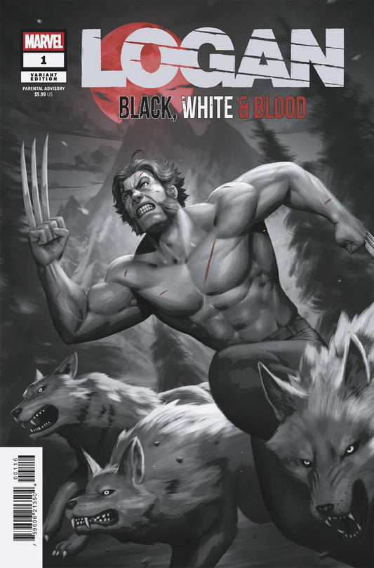 Logan: Black, White & Blood #1 Woo Chul Lee Variant 1/25