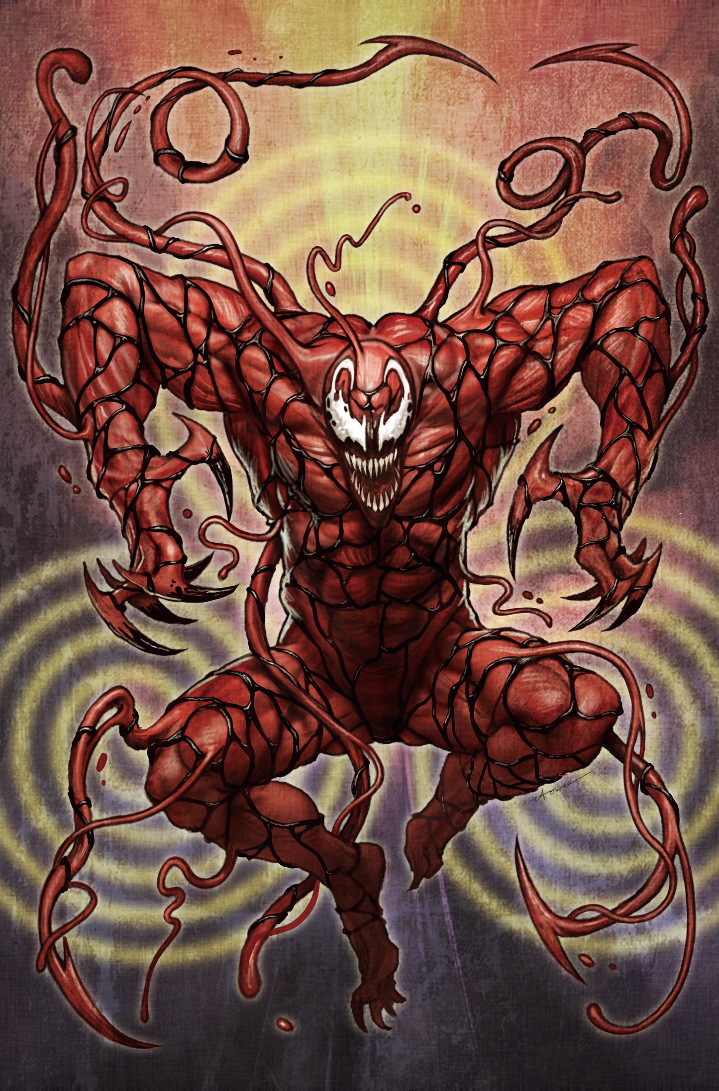 Amazing Spider-Man/Venom: Death Spiral #1 Stonehouse Carnage Full Art Variant [Ds]