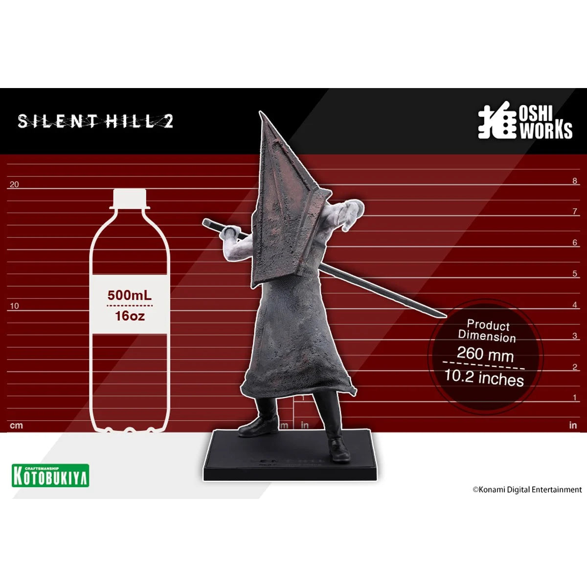 Silent Hill 2 Red Pyramid Thing Oshi Works Statue