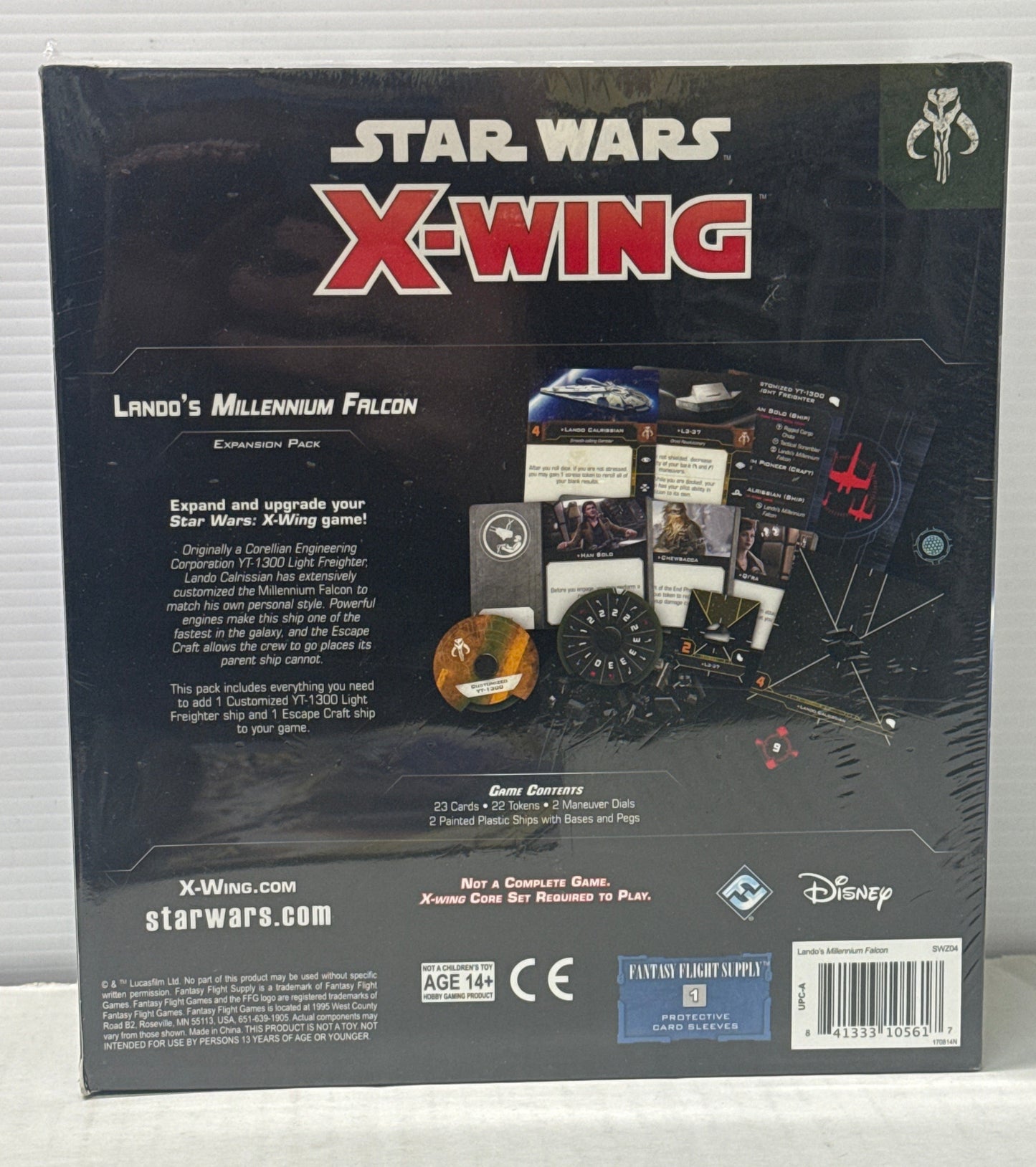 Star Wars X-Wing 2nd Edition Lando's Millennium Falcon Expansion SEALED