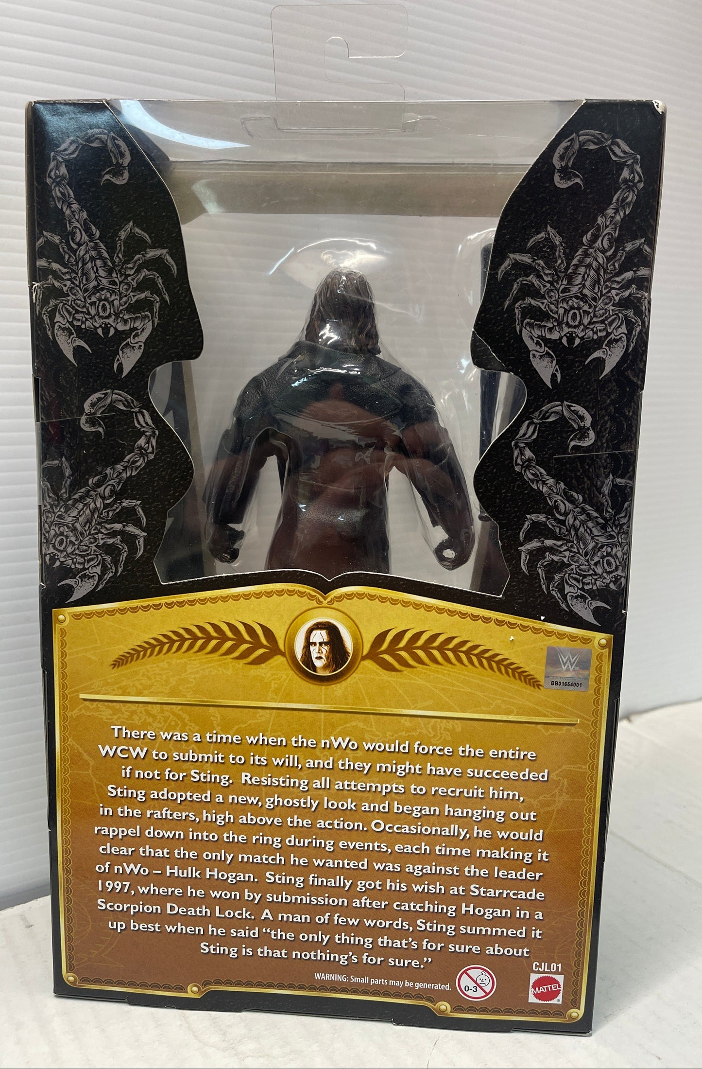 WWE Sting Defining Moments Series 6 Crow Edition Wrestling Action Figure Mattel