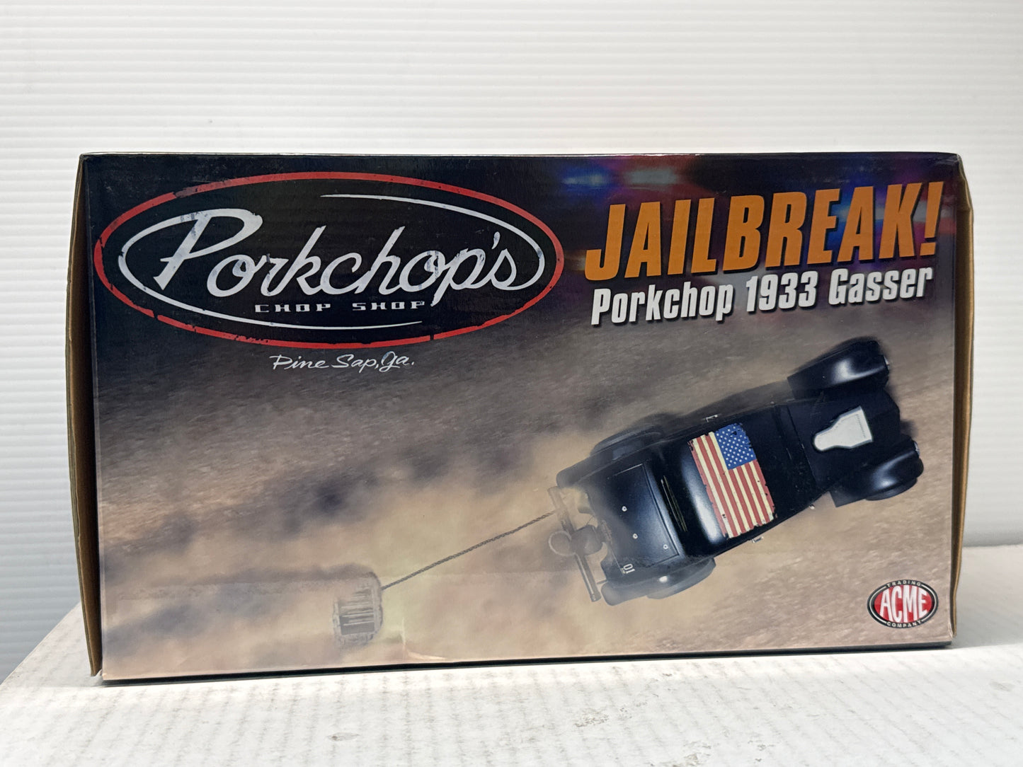 JAIL BREAK PORKCHOP 1933 WILLYS GASSER 1/18 ACME #A1800907
