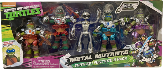 Teenage Mutant Ninja Turtles Metal Mutants Turtles & Fugitoid 5-Pack