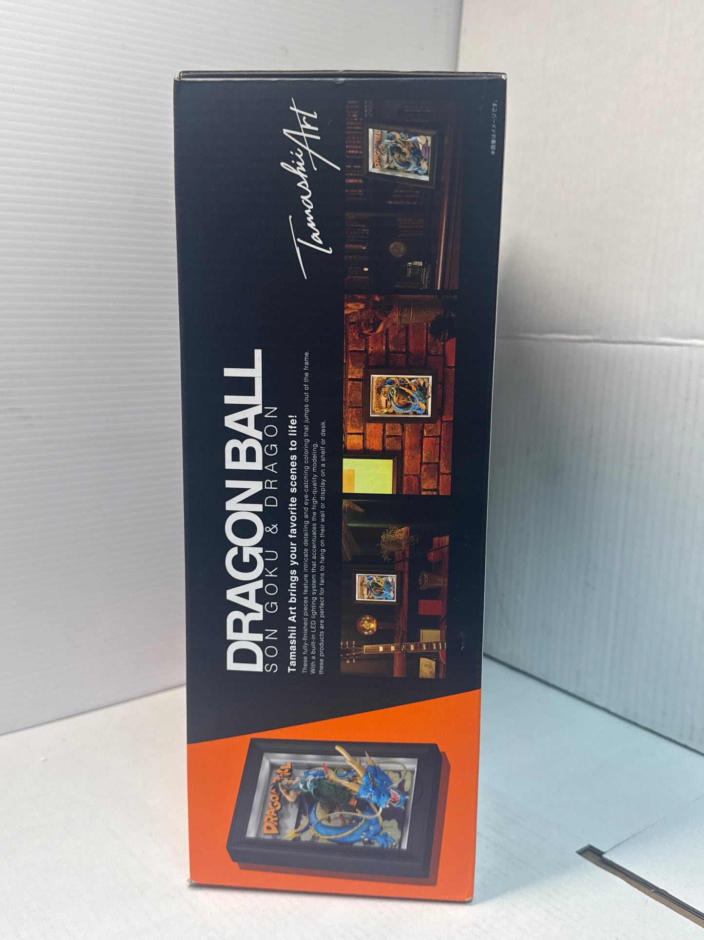 TAMASHII ART DRAGON BALL Z SON GOKU & DRAGON 275mm 3D PAINTING