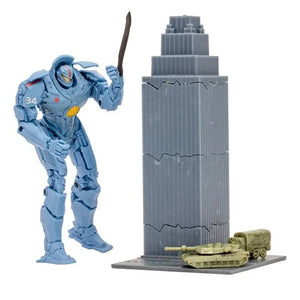 Pacific Rim Jaeger Gipsy Danger 4-Inch Scale Action Figure with Comic Book
