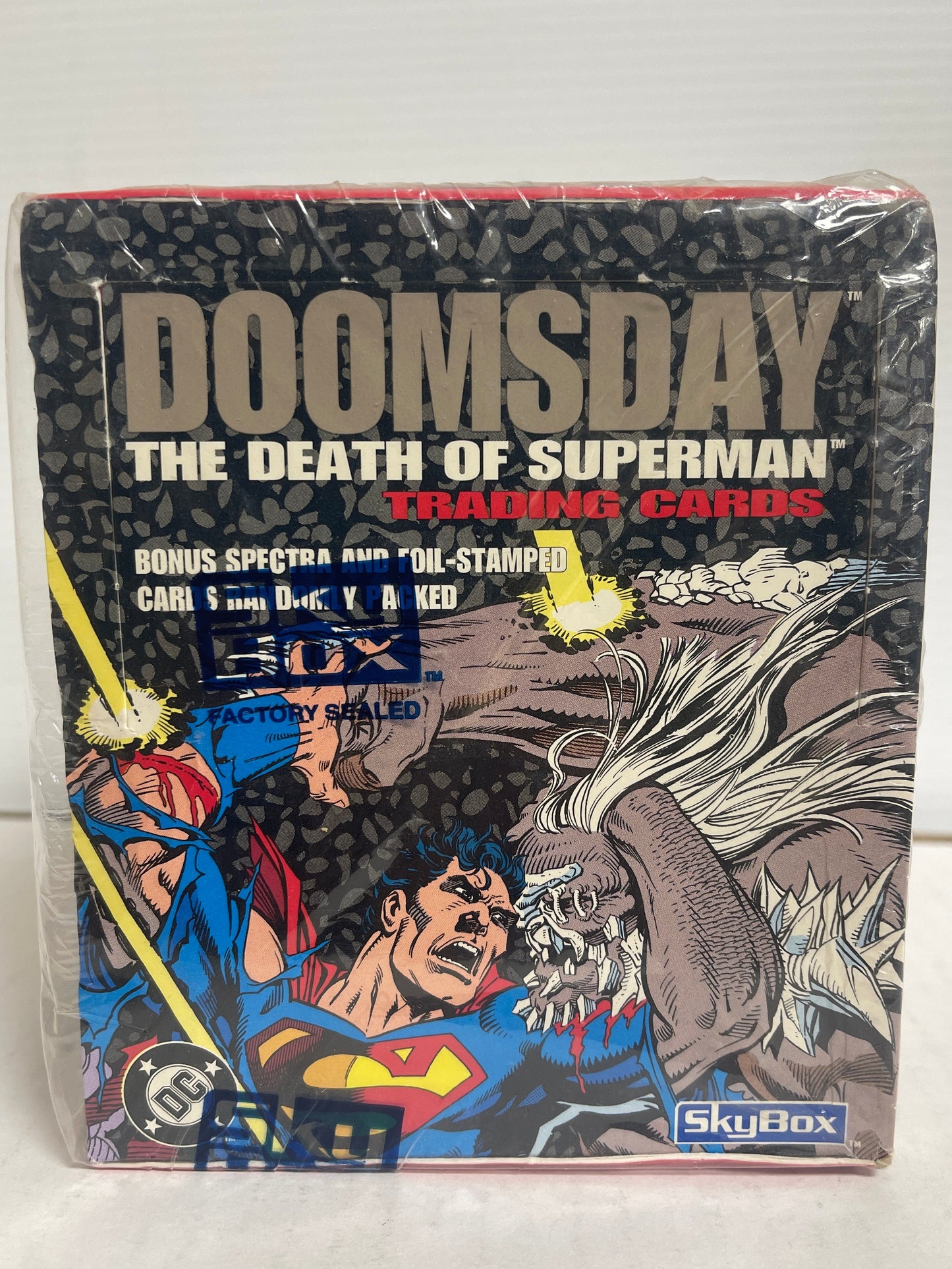 Doomsday The Death Of Superman Trading Cards sealed